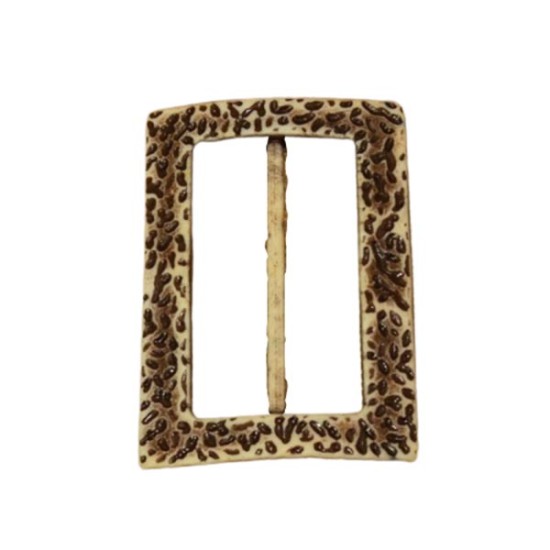 τοκάς ανάγλυφος  για παλτό (9,5 x 6.5 cm) ()