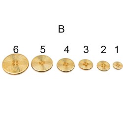 Κουμπί ματ ασημι-χρυσό Κουμπί ματ ασημι-χρυσό