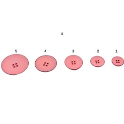 Κουμπιά Ματ Μονόχρωμα σε 5 χρώματα 