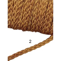 Πλεξούδα φλός 10mm σε 5 χρώματα