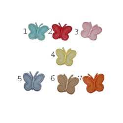 Θερμοκολλητικό Μοτίφ πεταλουδίτσα σε 2 χρώματα Θερμοκολλητικό Μοτίφ πεταλουδίτσα σε 2 χρώματα