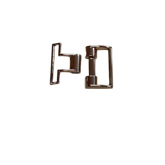 Μεταλλικός Τόκας ασημί 4 cm (107253)
