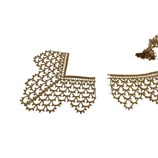 Χρυσή μέσσαιο γωνία λασέ 9CM ()