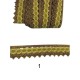 Χρυσή δαντέλα με μύτες 2,5cm σε 4 χρώματα  ()