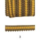 Χρυσή δαντέλα με μύτες 2,5cm σε 4 χρώματα  (102923)