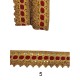 Χρυσή δαντέλα με μύτες 2,5cm σε 4 χρώματα  (102925)