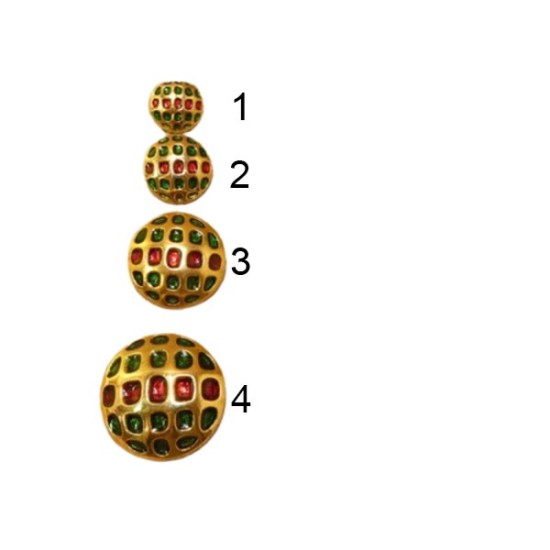 κουμπί με χρωματιστό σμάλτο  ()