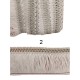 Βαμβακερό Κρόσσι με ασημί κλωστή σε 2 χρώματα 8cm  (111447)
