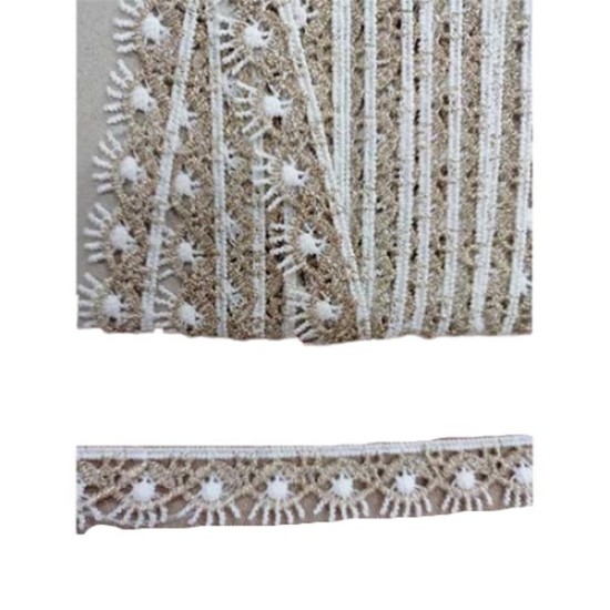 κυπούρ στενή δαντέλα 1.5cm ()