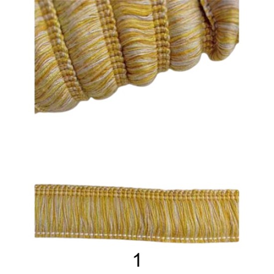 Κρόσσι Μάλλινο δίχρωμο σε 2 χρώματα 2cm ()