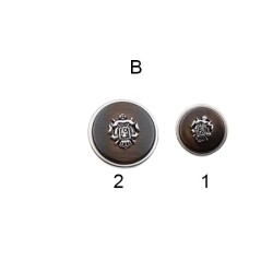 Μασίφ κουμπί για ανδρικό μπλέιζερ σακάκι σε 4 χρώματα