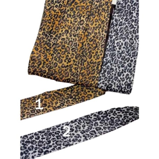 Ρέλι  animal print  γυαλιστερό 3 cm ()