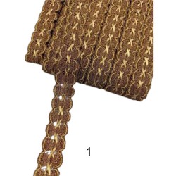 Δαντέλα ατραντέ 2cm σε 3 χρώματα