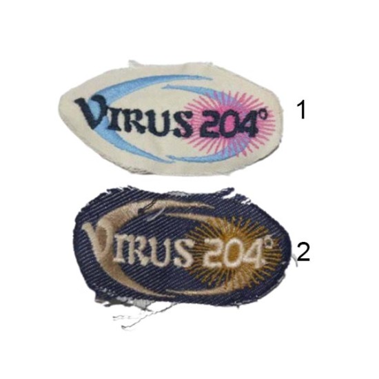 Μοτίφ τζιν "virus 204" σε 2 χρώματα ()
