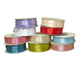 Σατέν Κορδέλες 100 μέτρα (πακέτο) 3mm
