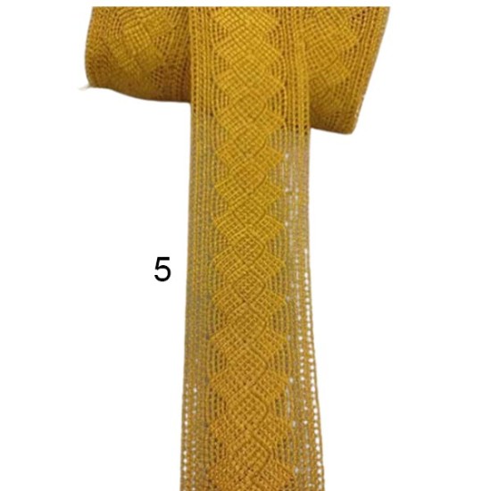 Δίχρωμη δαντέλα ατραντε σε 6 χρώματα  (104388)