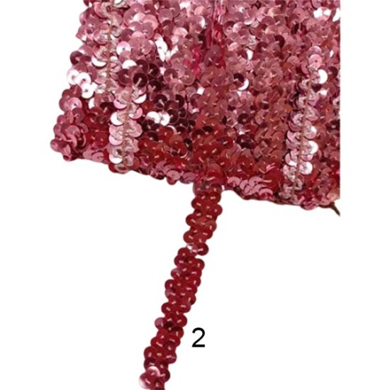 Τρέσα με παγέτα ελαστική σε 3 χρώματα (103456)