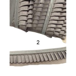 τρεσα σατέν πλισέ 2,5cm σε 2 χρώματα