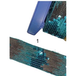 κορδέλα ατραντέ  με παγετες σε 3 χρώματα 5cm