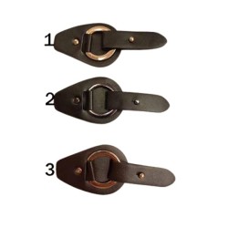 κούμπωμα  Δερματίνη  μεταλλικό στοιχείο [τρία χρώματα]