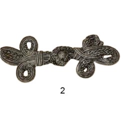 κούμπωμα  Διακοσμητικό  από κορδόνι σε 3 χρώματα 