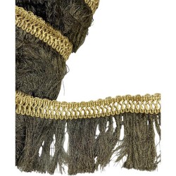 Κρόσσι δίχρωμο χρυσό ανοιχτό με χρυσό σκούρο 8 cm Κρόσσι δίχρωμο χρυσό ανοιχτό με χρυσό σκούρο 8 cm