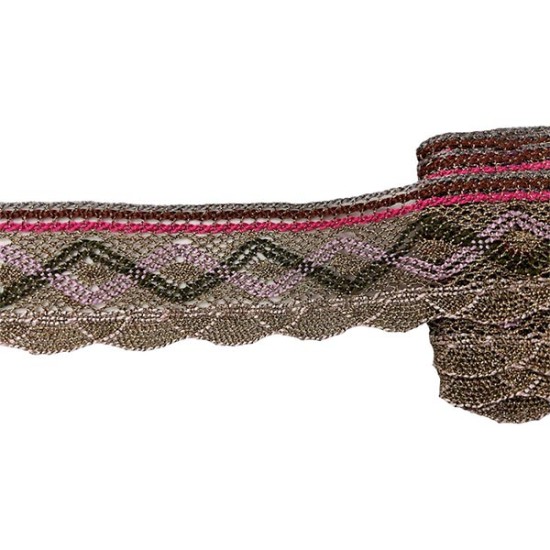 Δαντέλα μεταλλική 5 cm ()