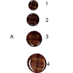 Κουμπιά γυαλιστερά καρό σε 3 χρώματα 