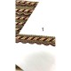 Τρέσα για κέντημα δίχρωμη 2 cm  ()