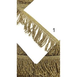 Κρόσι χρυσό-ασημί lurex 5 cm