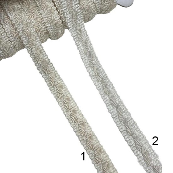 Τρέσα 1 cm σε 2 χρώματα ()