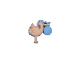Παιδικό κουμπί baby stork