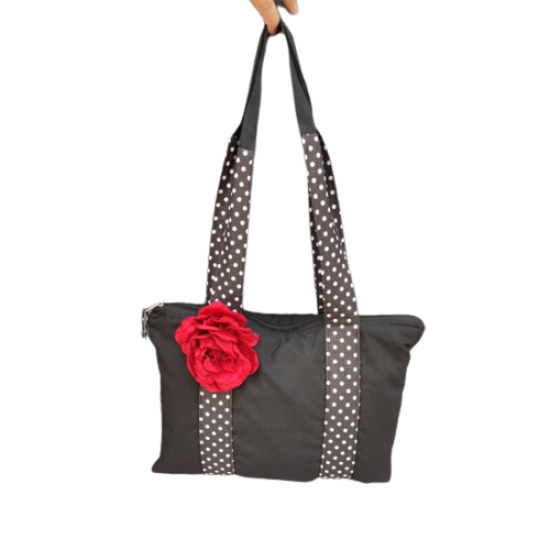 Υφασμάτινη τσάντα polka dots  ()