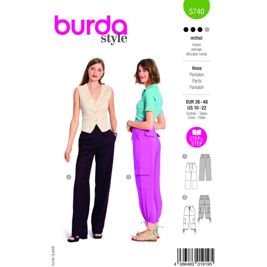 Burda Πατρόν 5740 () Burda Πατρόν 5740 ()