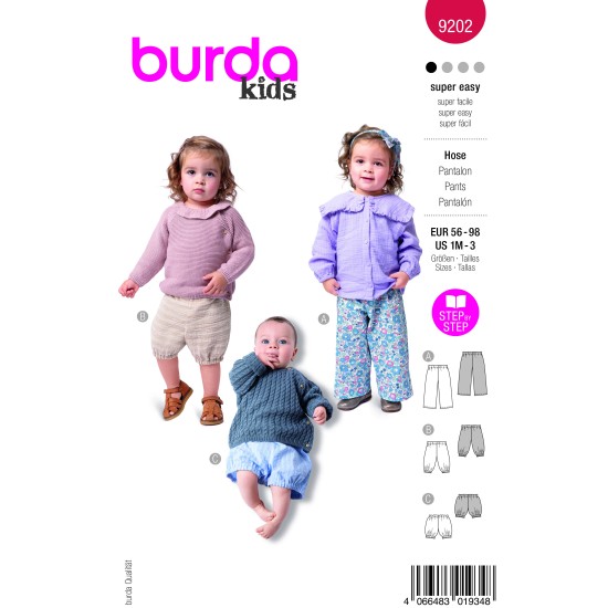 BURDA πατρόν 9202 ()