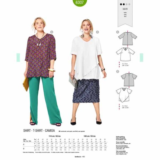 Burda Πατρον 6307 () Burda Πατρον 6307 ()