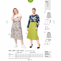 Burda Πατρον 6104 Burda Πατρον 6104