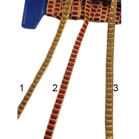 Τρέσα ατραντέ 1cm σε 7 χρώματα ()