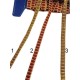 Τρέσα ατραντέ 1cm σε 7 χρώματα  ()