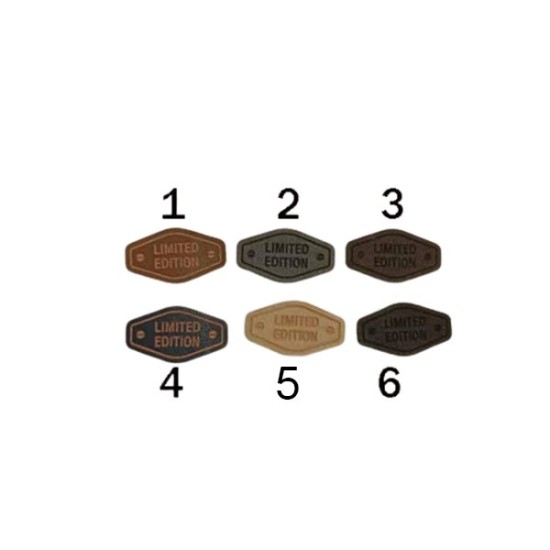 Θερμοκολλητικό μοτίφ δερματίνι Limited edition 1.5 cm ()