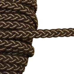 Πλεξούδα μπρονζέ και χρυσό μπέζ Πλεξούδα μπρονζέ και χρυσό μπέζ