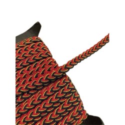 Πλεξούδα κόκκινο χρυσό μπλέ Πλεξούδα κόκκινο χρυσό μπλέ