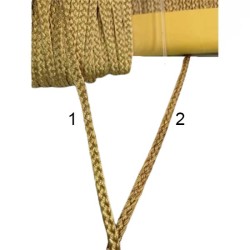 Πλεξούδα δίχρωμη 0,5cm 