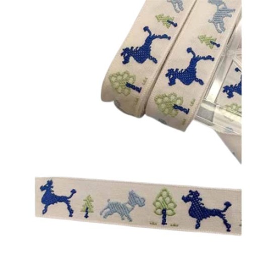 Τρέσα με σχέδιο σκυλάκι 2,5cm ()