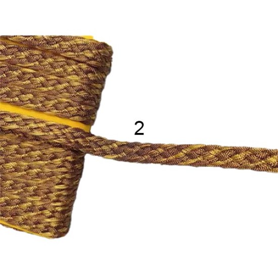 Τρέσα κορδόνι δίχρωμη 1 cm (104365)