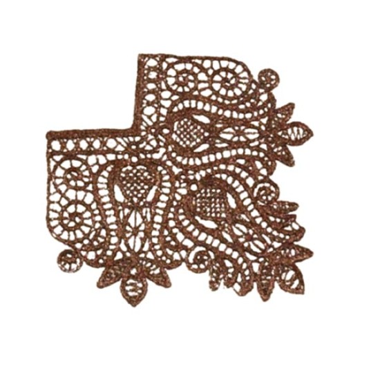 Γωνία λασέ μηχανής μπρονζέ 7,5 cm ()