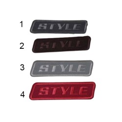 θερμοκολλητικό μοτίφ "style" 14x4cm