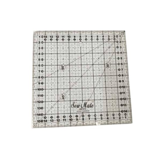 Χάρακας τετράγωνος 15 x 15 cm () Χάρακας τετράγωνος 15 x 15 cm ()