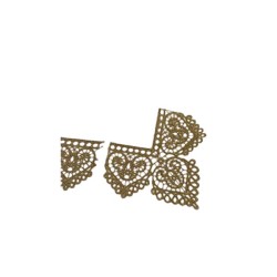 Λασέ Μηχανής μέτρου χρυσό μεσσαίο 12 cm