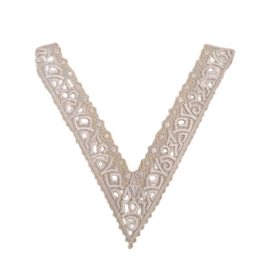 Κυπούρ Δαντέλα Λευκή 30 cm ()